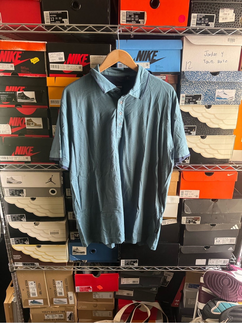 HUGO Men's Polo Shirt - Slate Blue